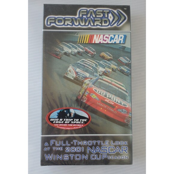 Nascar Sealed VHS Winston Cup Full Throttle Fast Forward 2001 Season Jeff Gordon - Picture 1 of 8